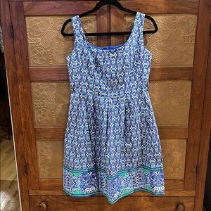 Nine West Blue and Green Dress